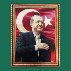 Recep Tayyip Erdoğan Goblen Tablo T18 70cmx80cm