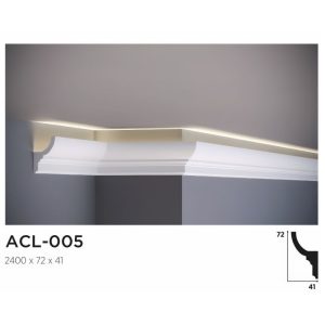 Ledli Kartonpiyer Beyaz Boyanabilir ACL-005