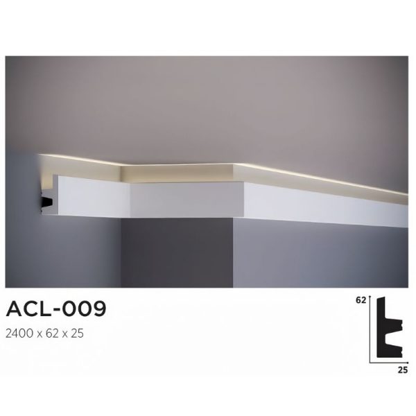 Ledli Kartonpiyer Beyaz Boyanabilir ACL-009