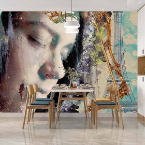 Tabloya Sığmayan Kadın Duvar Kağıdı C1617