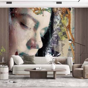 Tabloya Sığmayan Kadın Duvar Kağıdı C1617