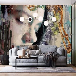 Tabloya Sığmayan Kadın Duvar Kağıdı C1617