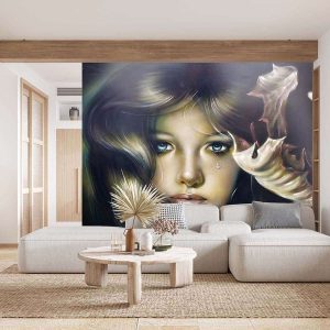 Duvar Kağıdı Ağlayan Kız C1626