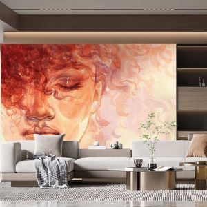 Duvar Kağıdı Saç ve Kadın C1630