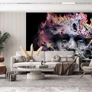 Duvar Kağıdı Yüz Tasarım Kadın C1640