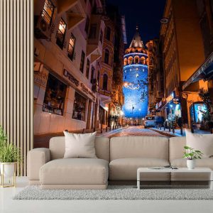 Duvar Kağıdı Galata Kulesi Gece F1232
