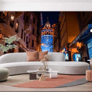 Duvar Kağıdı Galata Kulesi Gece F1232