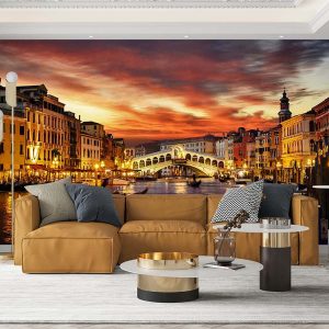 Duvar Kağıdı Venedik Ponte Rialto F1236