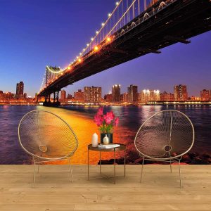 Duvar Kağıdı Köprü ve Şehir Işıkları F1252