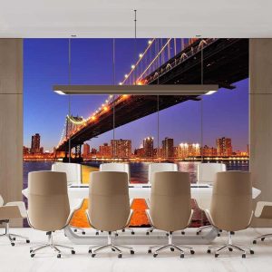 Duvar Kağıdı Köprü ve Şehir Işıkları F1252