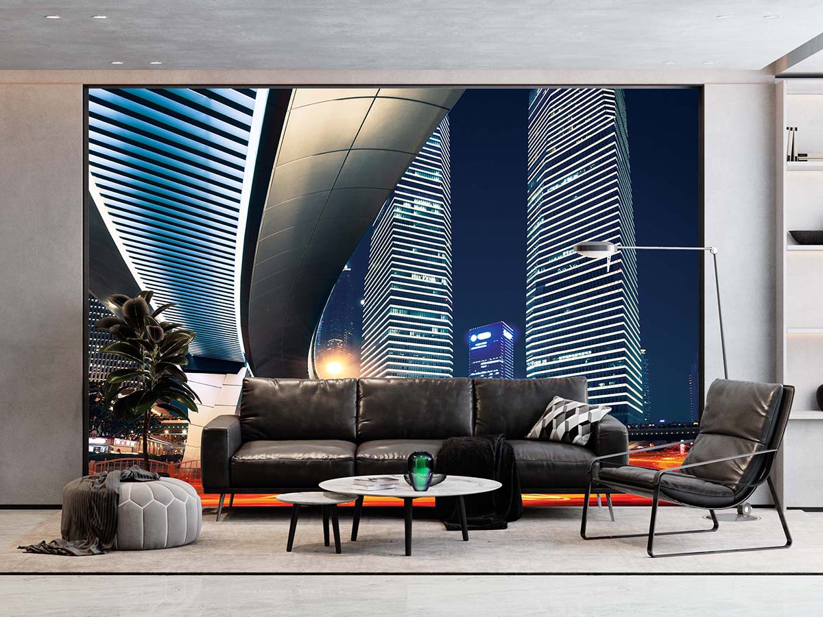 Köprü Plaza 3 Boyutlu Duvar Kağıdı F1275