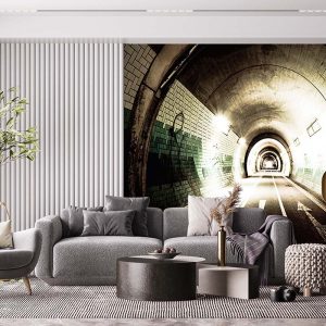 Tunel 3 Boyutlu Duvar Kağıdı F1280
