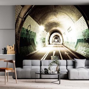 Tunel 3 Boyutlu Duvar Kağıdı F1280
