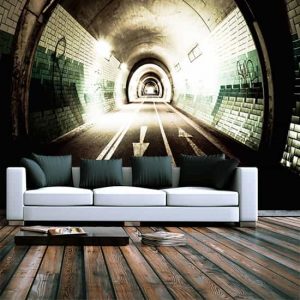 Tunel 3 Boyutlu Duvar Kağıdı F1280