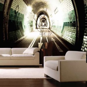 Tunel 3 Boyutlu Duvar Kağıdı F1280