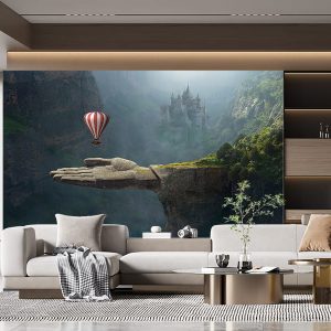 Masal Şatosu 3 Boyutlu Duvar Kağıdı F1298