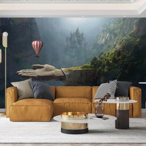 Masal Şatosu 3 Boyutlu Duvar Kağıdı F1298
