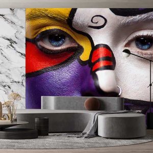 Duvar Kağıdı Boyalı Yüz F1613