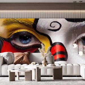 Duvar Kağıdı Boyalı Yüz F1613