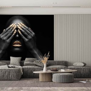 Siyahi Kadın Duvar Kağıdı F1636