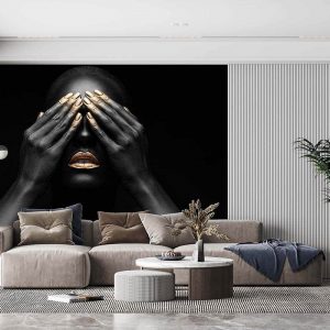 Siyahi Kadın Duvar Kağıdı F1636