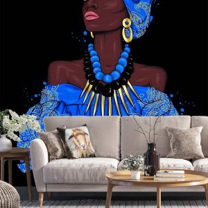 Afrikalı Kadın Duvar Kağıdı V1735