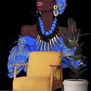 Afrikalı Kadın Duvar Kağıdı V1735
