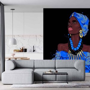 Afrikalı Kadın Duvar Kağıdı V1735