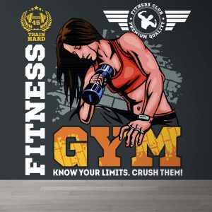 Fitness Kadın Duvar Kağıdı V1760