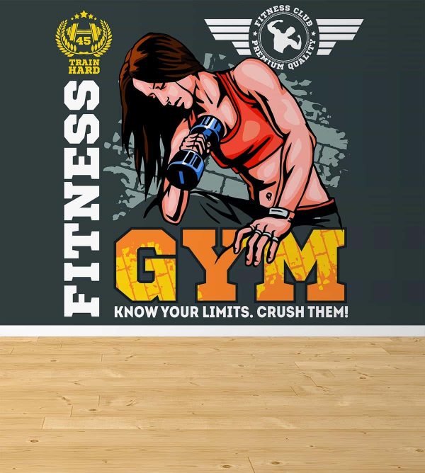 Fitness Kadın Duvar Kağıdı V1760