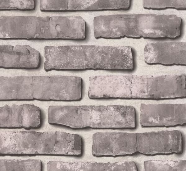Deco Stone Duvar Kağıdı 9006-04 - Açık Gri Tuğla Desen 3d Duvar Kağıtları - Web Sitemiz Üzerinden Online Satın Alabilirsiniz.