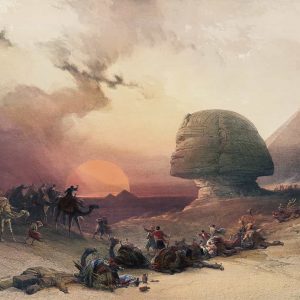 Duvar Kağıdı Gizeh Çölü ve Mısır Piramitleri C1004