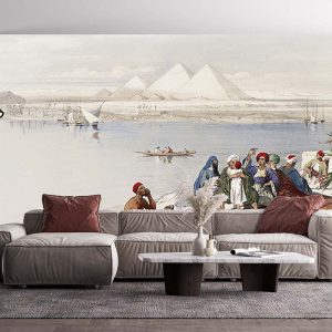 Duvar Kağıdı Gize Pramitleri C1015