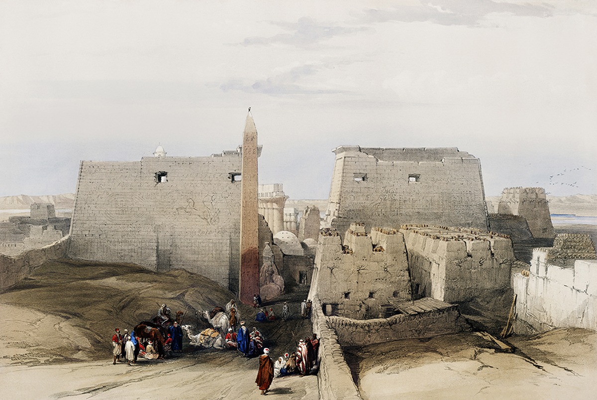 Duvar Kağıdı Luksor Tapınağı Büyük Giriş C1018