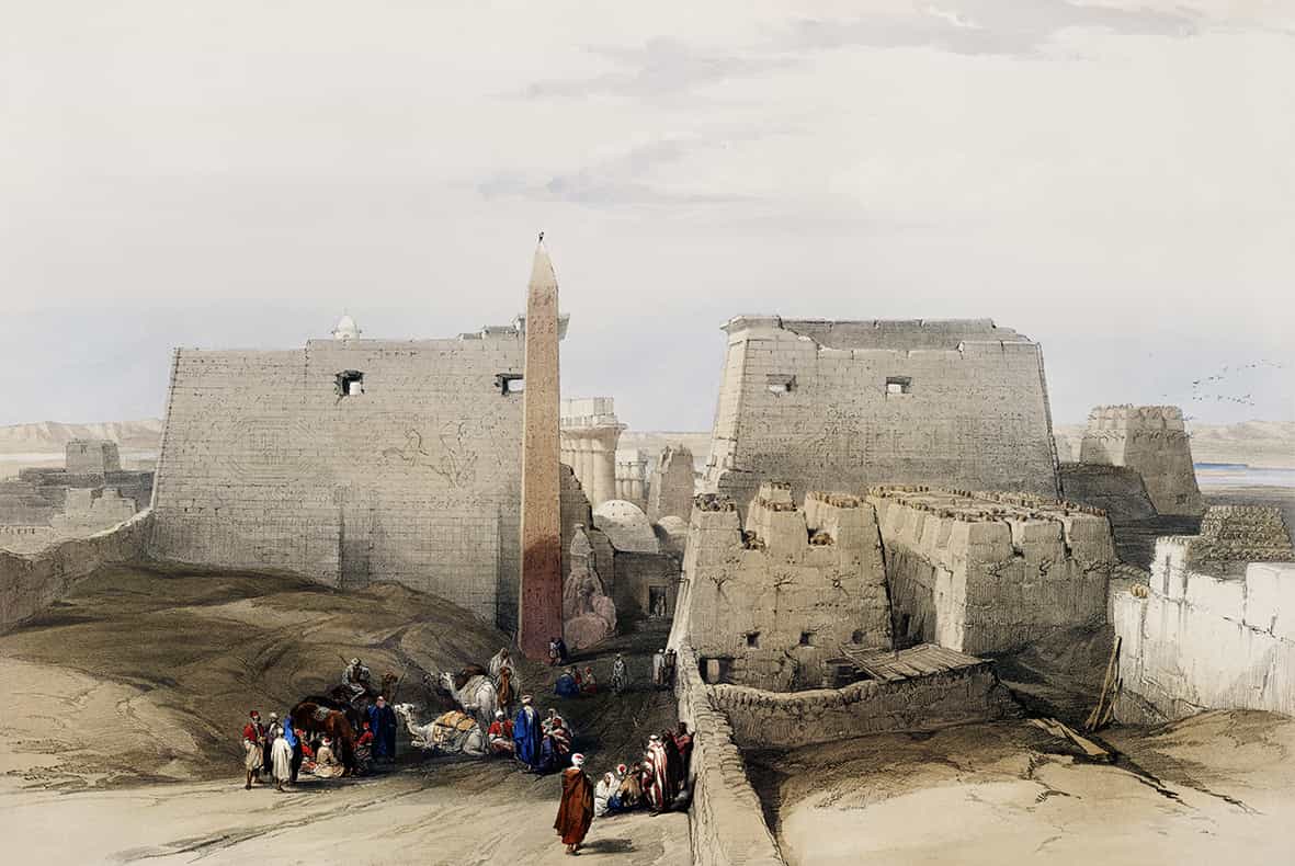 Duvar Kağıdı Luksor Tapınağı Büyük Giriş C1018
