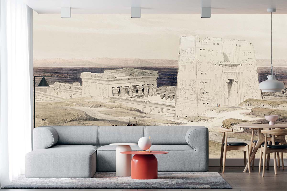 Duvar Kağıdı Edfou Antik Appolinopolis Tapınağı C1025