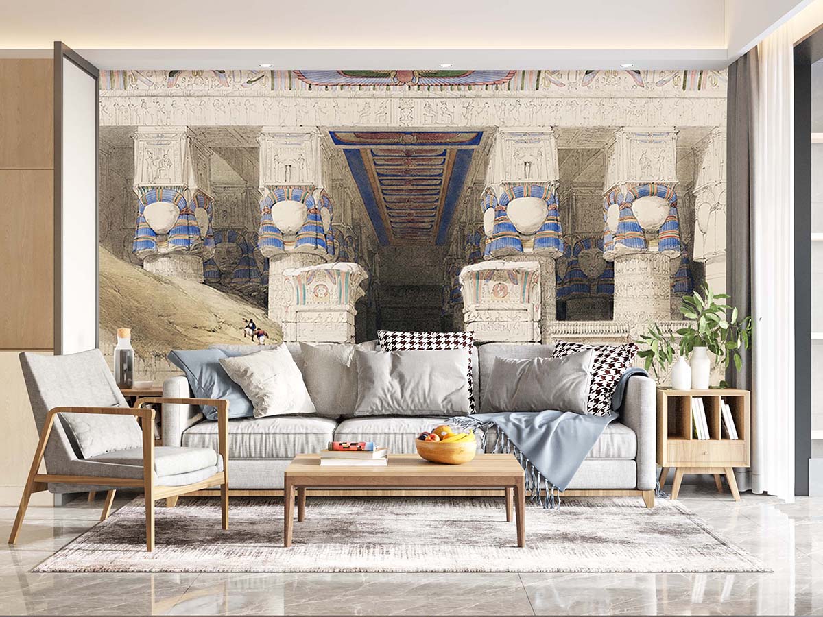 Duvar Kağıdı Mısır Tapınakları C1026