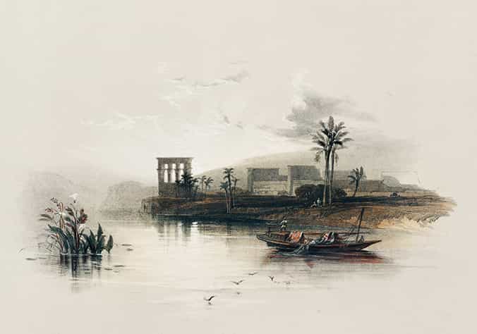 Duvar Kağıdı Philae Adası C1033