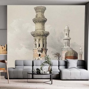 Duvar Kağıdı Çölde Harap Camiler C1050