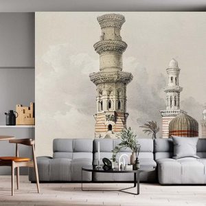 Duvar Kağıdı Çölde Harap Camiler C1050
