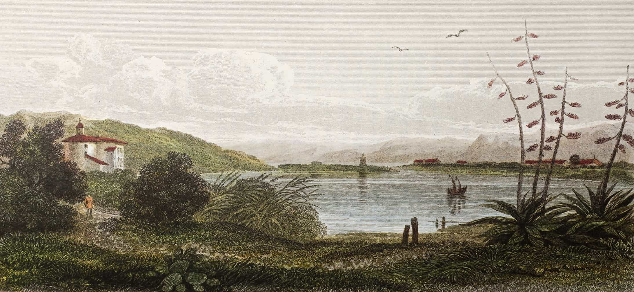 Duvar Kağıdı Ganzirri Gölü Sicilya C1082