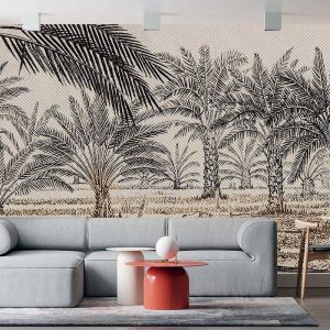 Duvar Kağıdı Medjool Palmiye Ağaçları Arabistan C1088