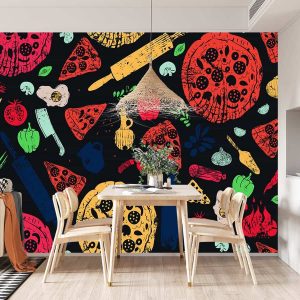 Duvar Kağıdı Pizza C1693