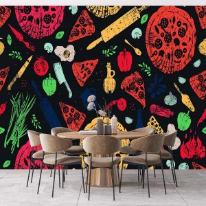 Duvar Kağıdı Pizza C1693