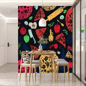 Duvar Kağıdı Pizza C1693