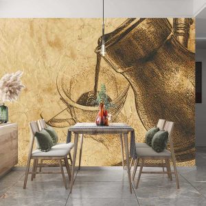 Duvar Kağıdı Tarihi Türk Kahvesi C1694