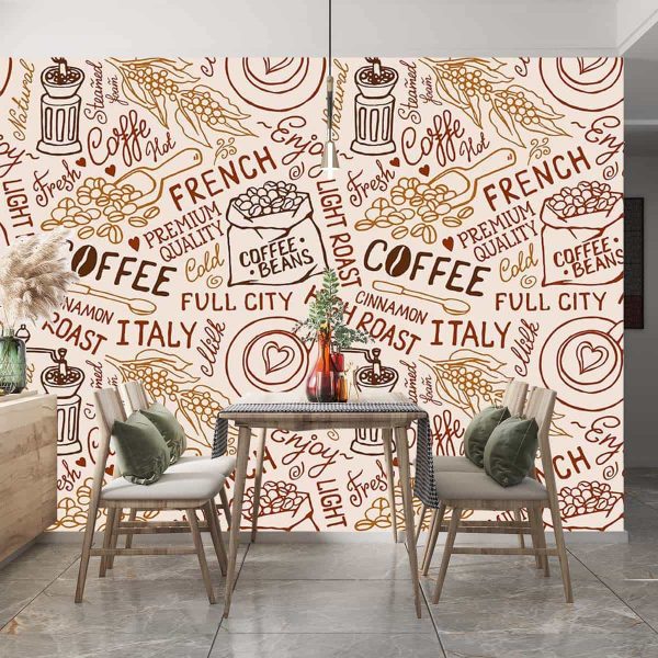 Duvar Kağıdı Cafe Dekorasyon C1700