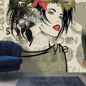 Duvar Kağıdı Moda Kadın C1706