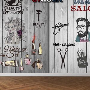 Duvar Kağıdı Erkek Kuaför C1722