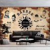 Duvar Kağıdı Barber Hair Cut C1723
